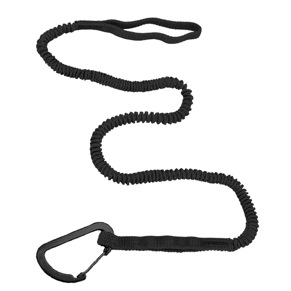 MOJOYCE Kayak Paddle Leash Adjustable Elastic Lanyard