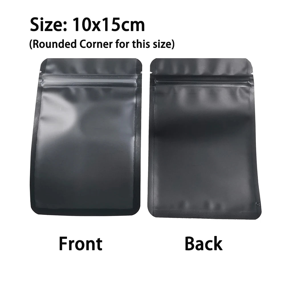 VoluPack Resealable Zip Lock Bags 100pcs Heat Sealable Pouches