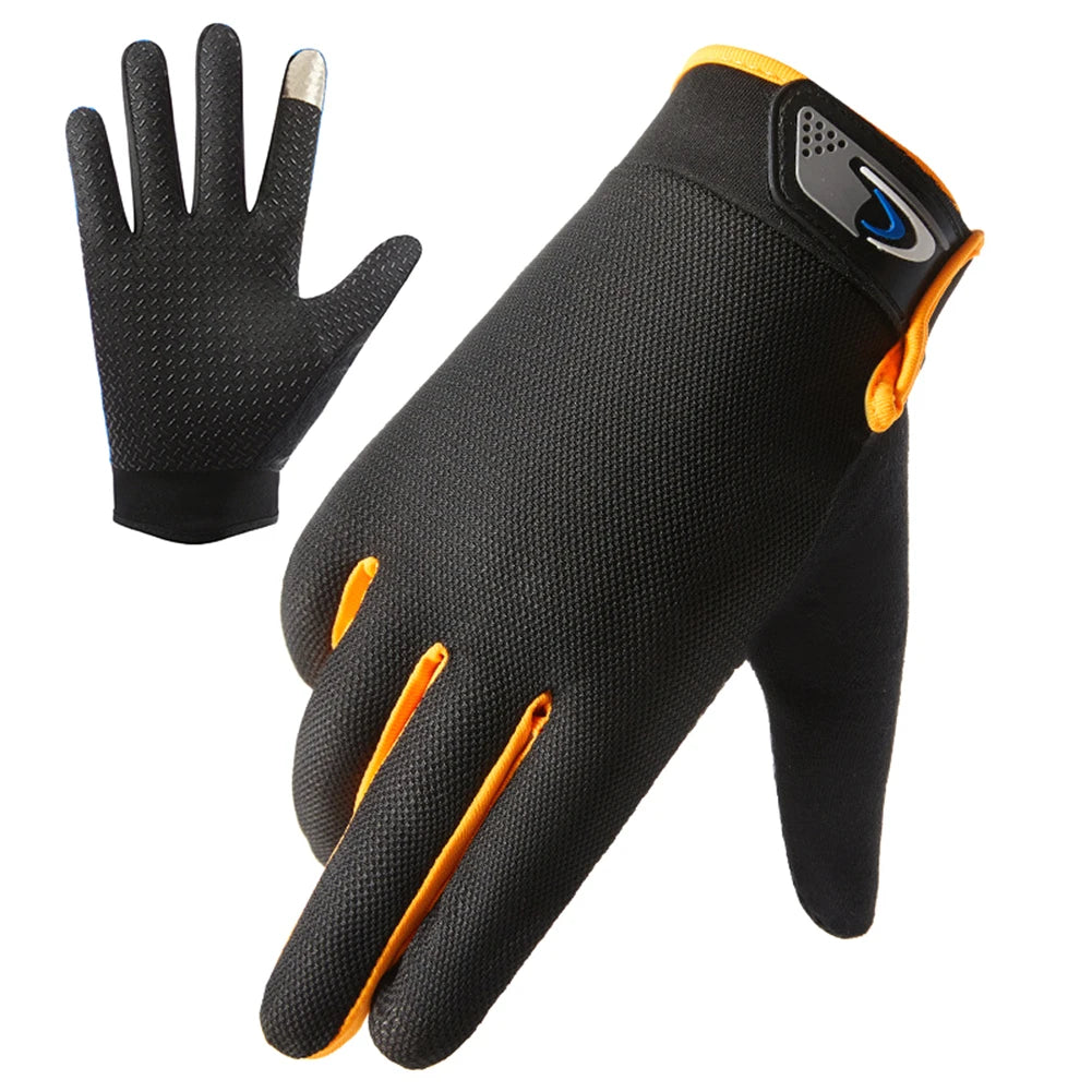 Breathable Full-Finger Fishing Gloves Anti-Slip Touchscreen for Men and Women