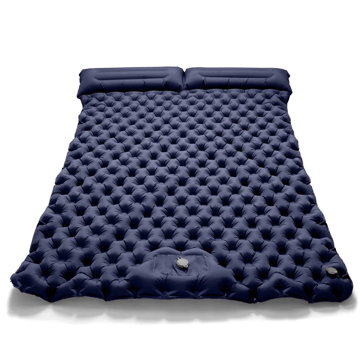 By Inflating Outdoor Double Inflatable Mattress Ultra Lightweight Camping Pad