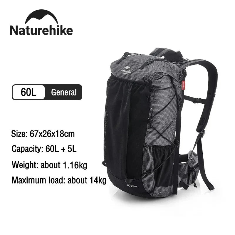 Naturehike Waterproof Mountain Backpack For Hiking Travel