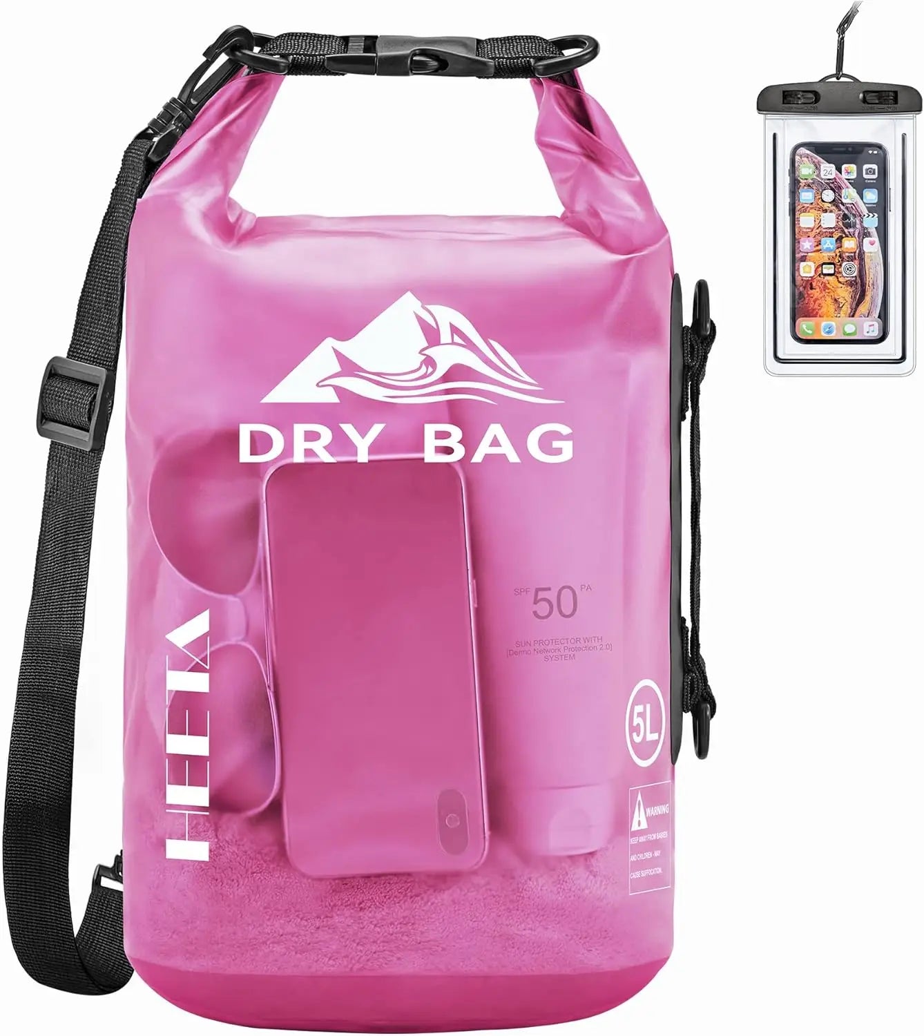 Waterproof Dry Bag Roll Top Lightweight Travel Case