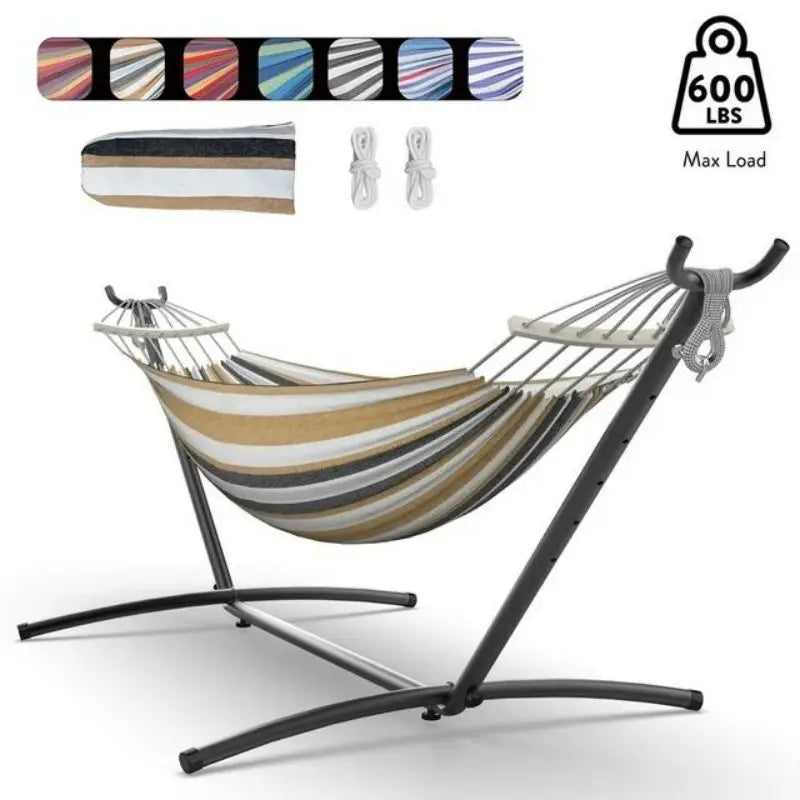 GYROOR Adjustable Stand Hammock With 600Lb Capacity And Storage Bag