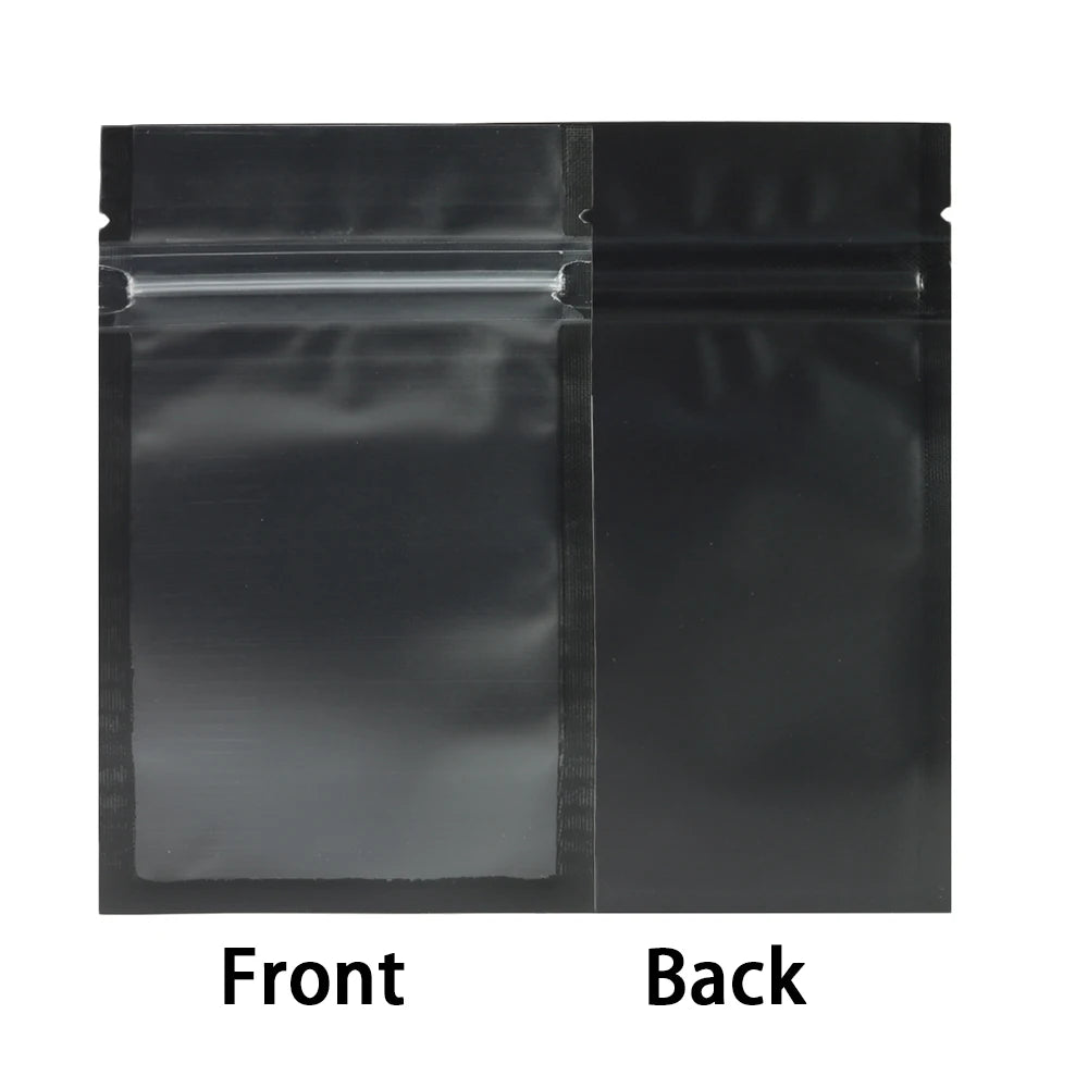 VoluPack Resealable Zip Bags Heat Sealable Pouches With Frosted Window