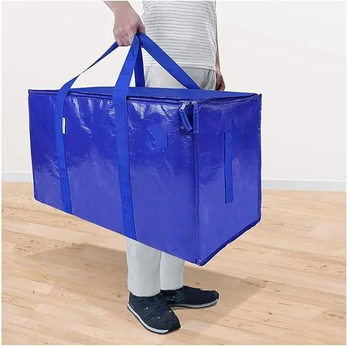 6 Pack Heavy Duty Moving Bags With Zippers And Handles