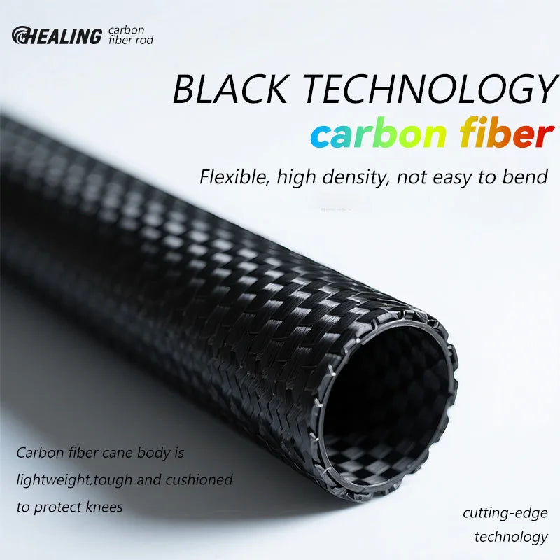 OKHEALINGCN Ultralight Carbon Fiber Trekking Poles 2 Pack