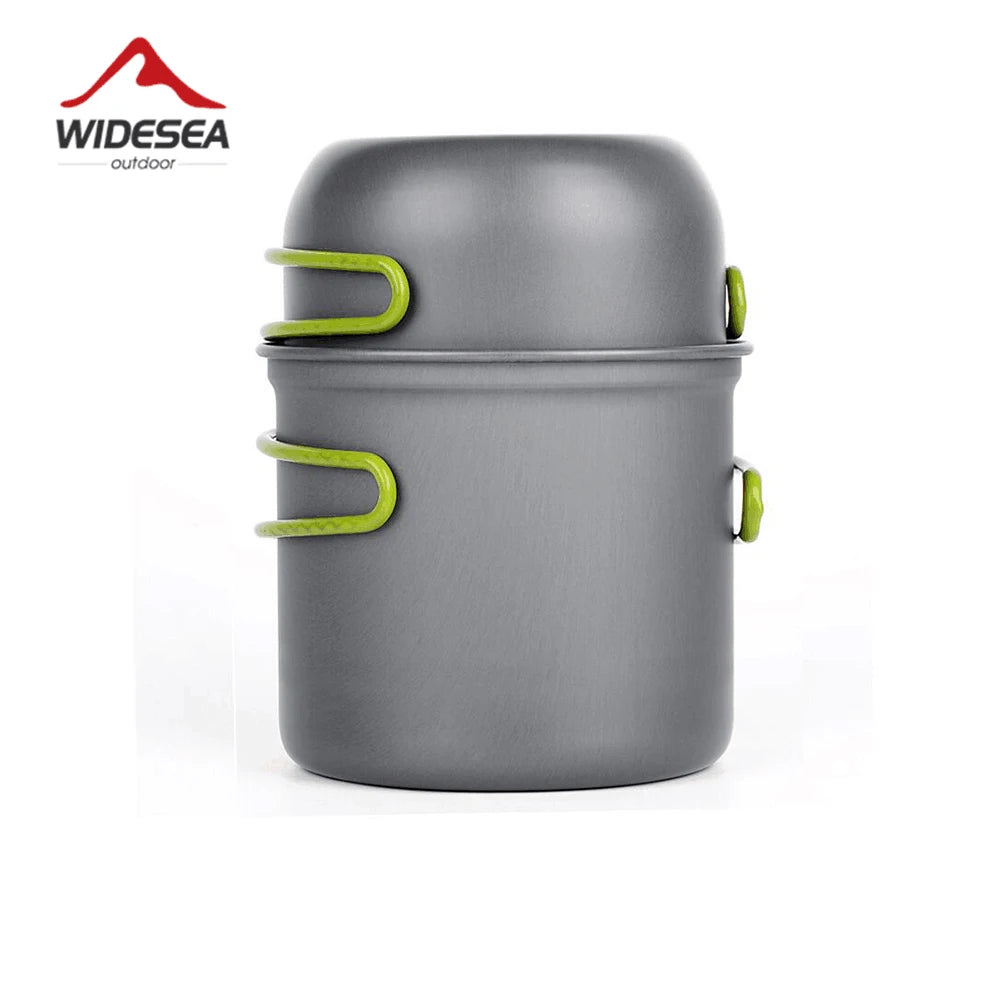 Widesea Ultralight Camping Cooking Utensils And Pot Set For Travel
