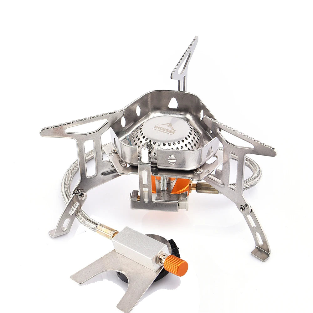 Widesea Windproof Gas Burner Camping Stove For Outdoor Cooking