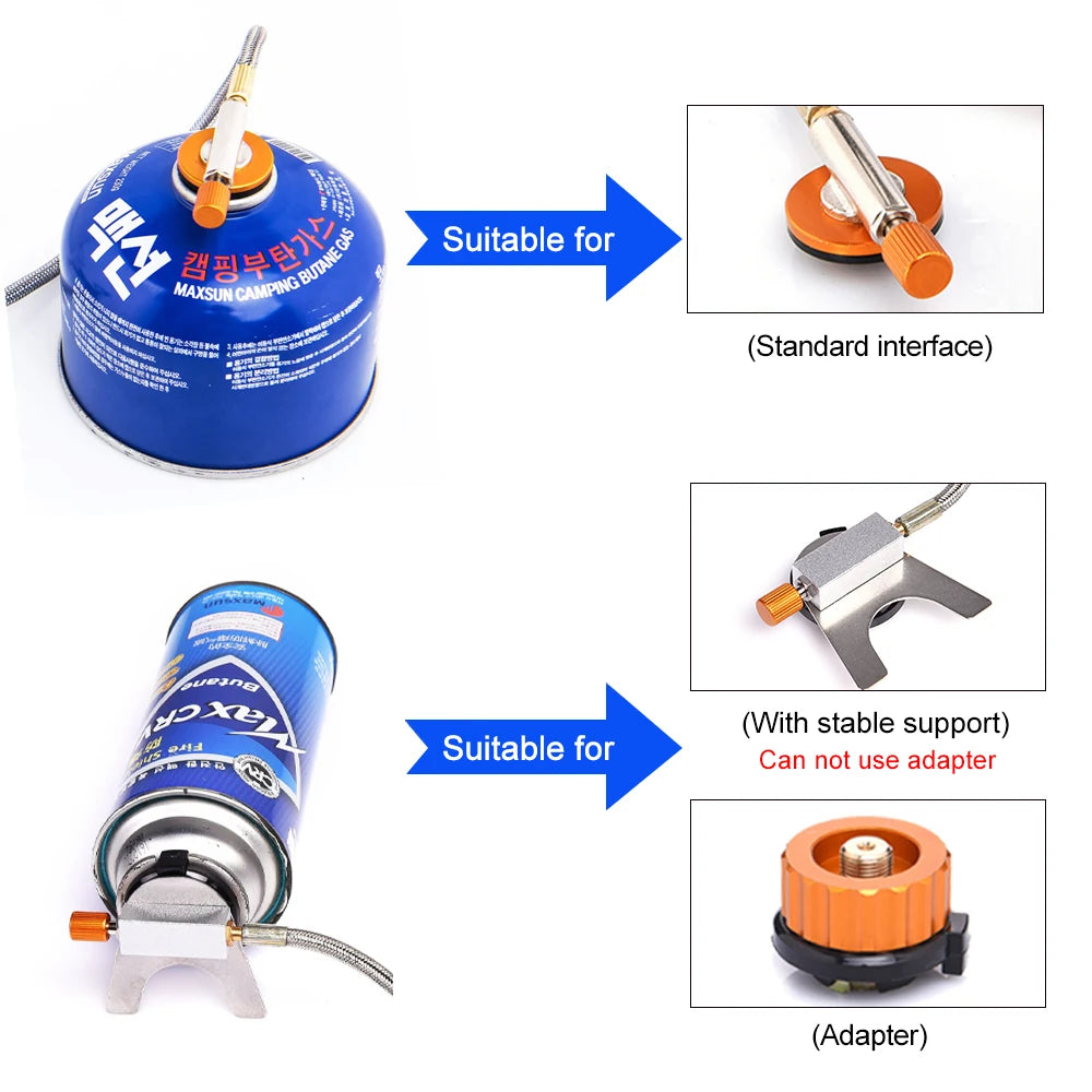 Widesea Windproof Gas Burner Camping Stove For Outdoor Cooking