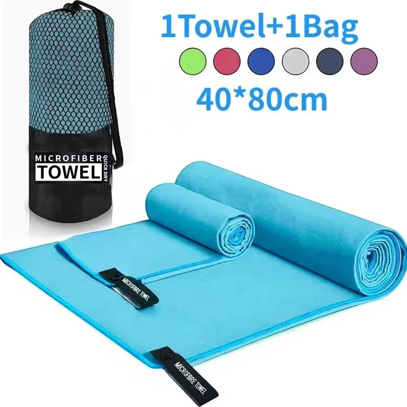 Quick-Drying Microfiber Sports Towel For Gym Camping Running Beach
