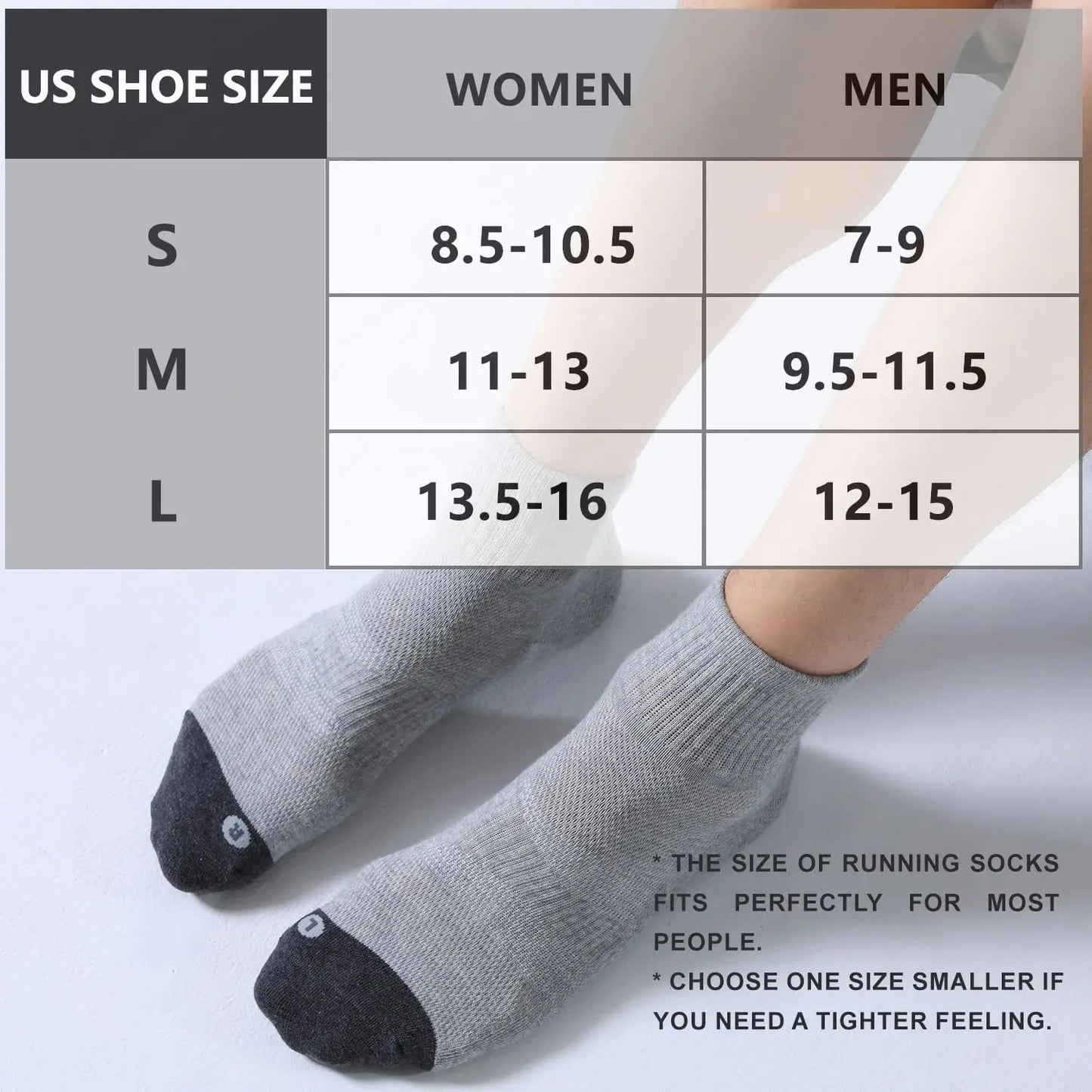 Men's Athletic Cushioned Ankle Socks For Sports Running