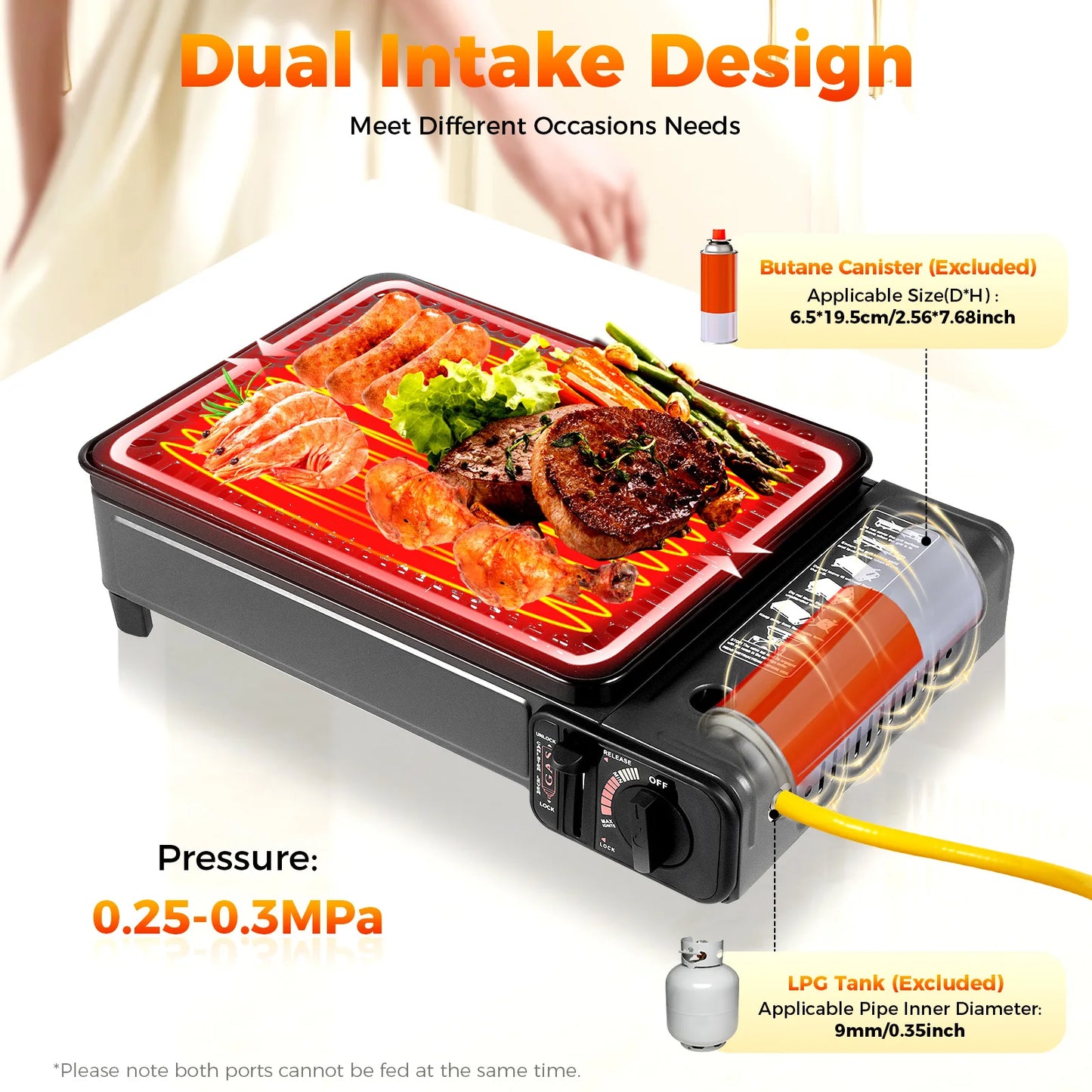 Portable Camping Gas Stove With Ignition For Hiking And Trekking