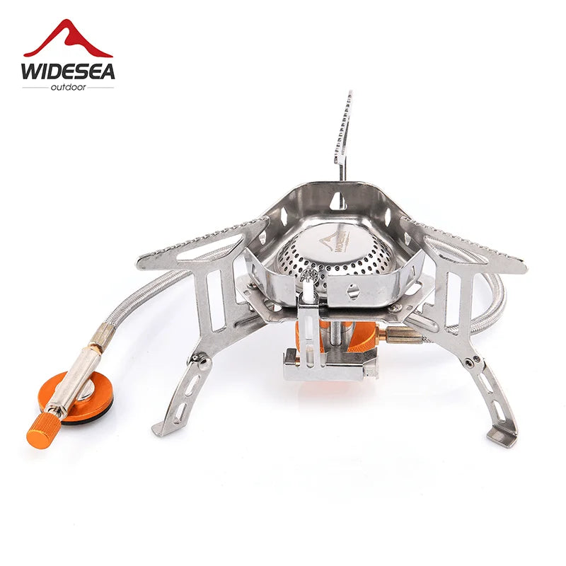 Widesea Windproof Gas Burner Camping Stove For Outdoor Cooking