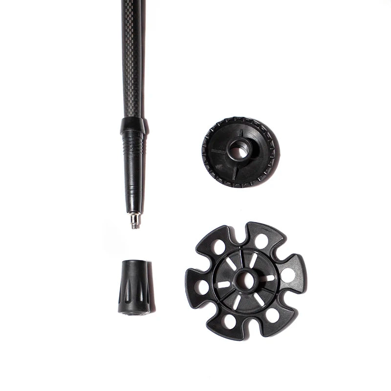 Okhealing Ultralight Carbon Fiber Trekking Poles With Shock Absorption