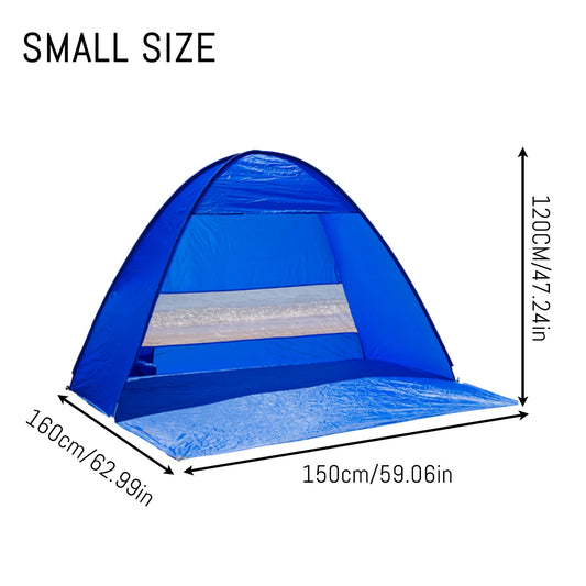 Pakicetus Pop-Up Beach Tent With Handbag, Compact Folding Design