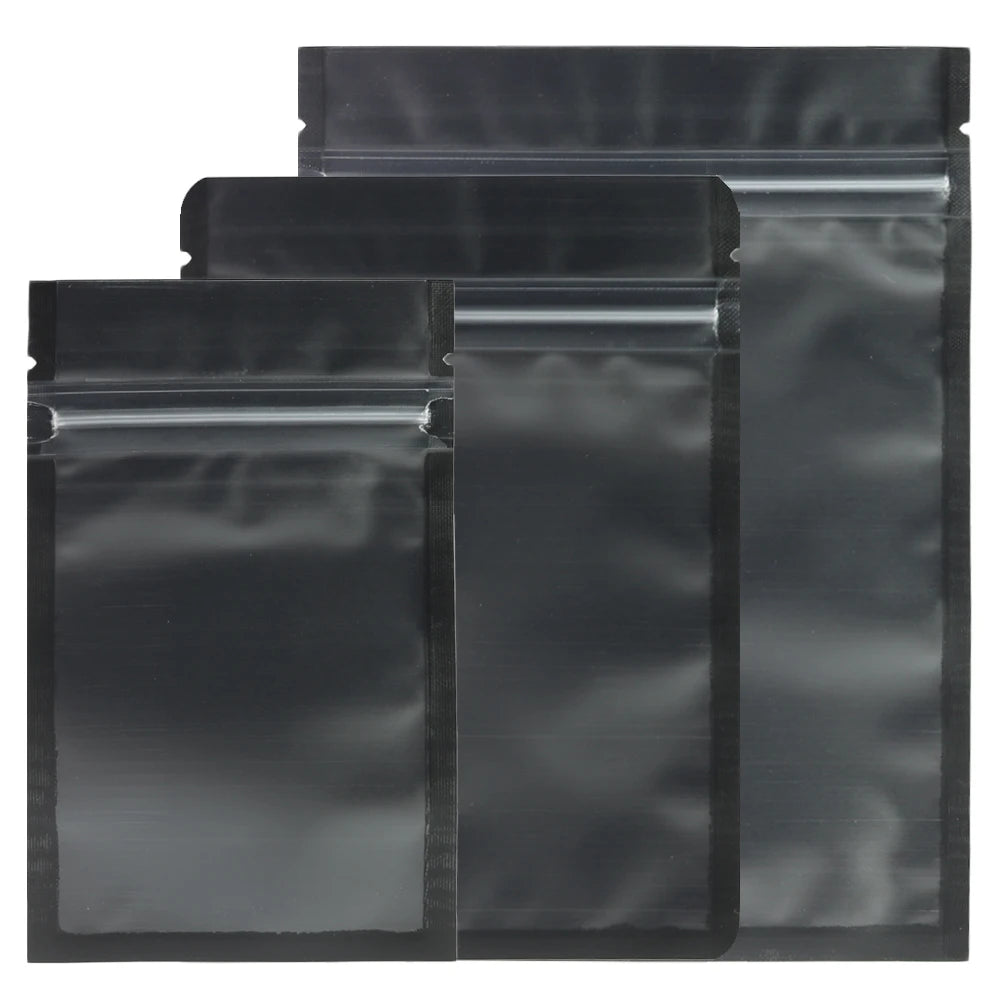 VoluPack Resealable Zip Bags Heat Sealable Pouches With Frosted Window