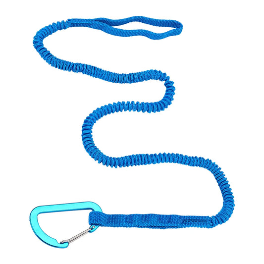 MOJOYCE Kayak Paddle Leash Adjustable Elastic Lanyard