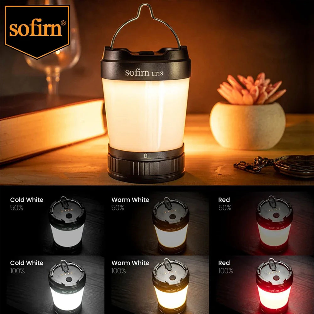 Sofirn LT1S Camping Light USB C 21700 Rechargeable Reverse Charging
