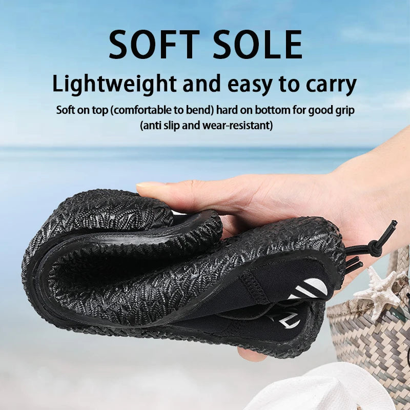 3mm Neoprene Short Diving Boots For Scuba Snorkeling Water Shoes