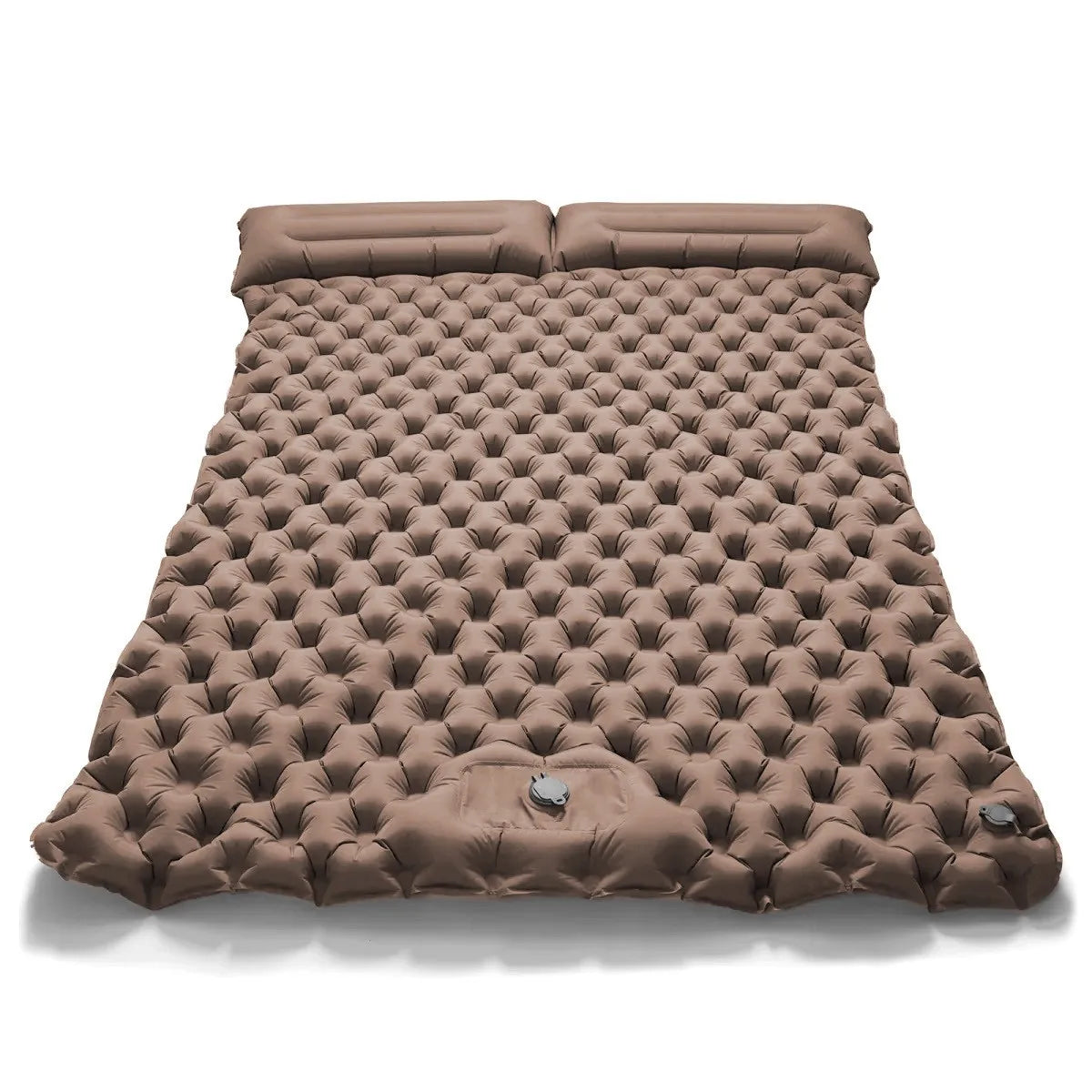 By Inflating Outdoor Double Inflatable Mattress Ultra Lightweight Camping Pad
