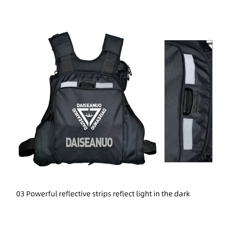 Daiseanuo Men's Multifunctional Fishing Vest for Outdoor Sports