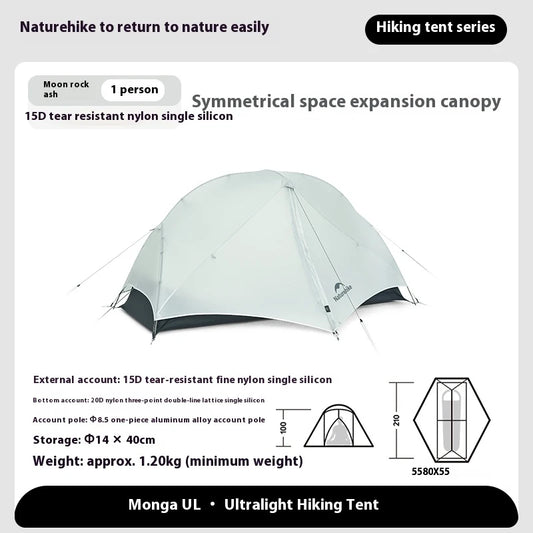 Naturehike Mongar UL Camping Tent Three Season Waterproof Lightweight Nylon