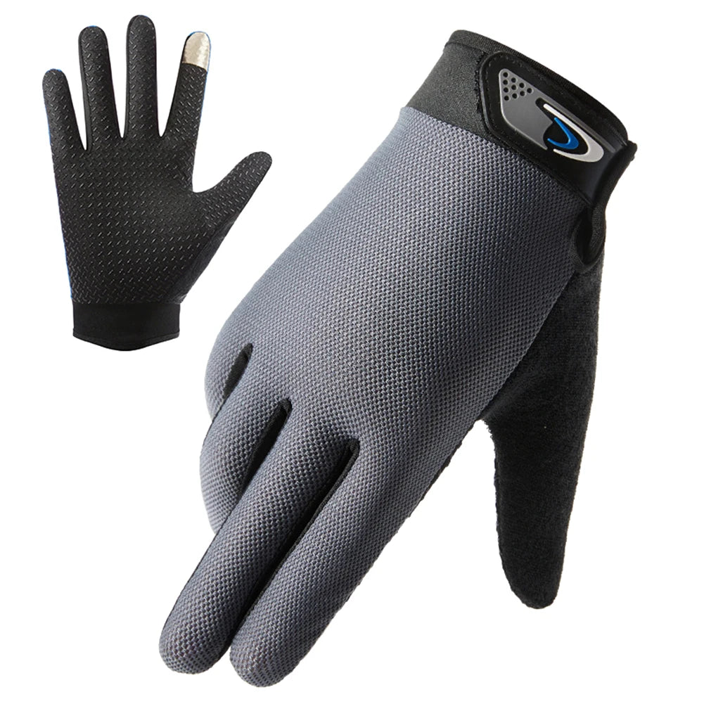 Breathable Full-Finger Fishing Gloves Anti-Slip Touchscreen for Men and Women