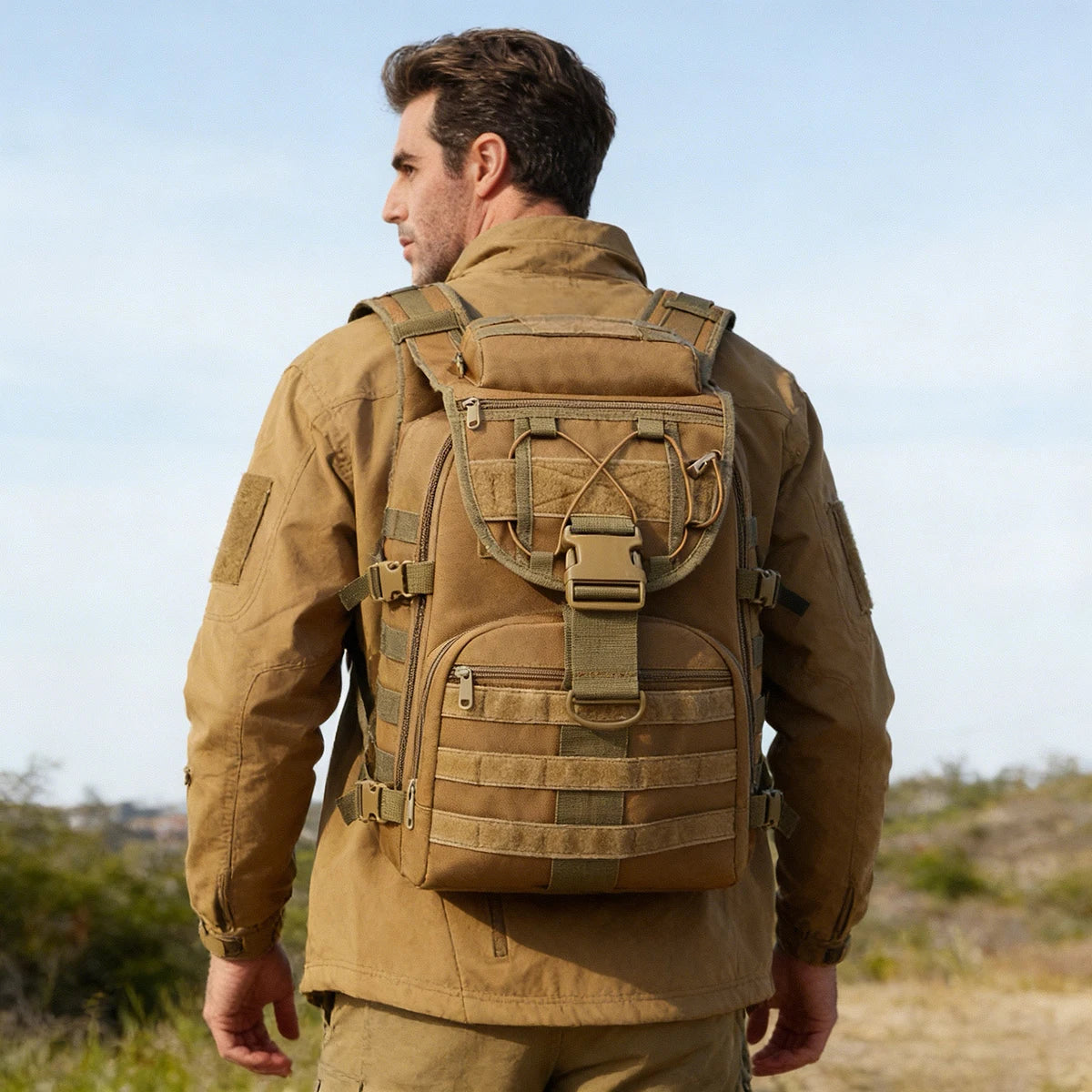 ReFire Gear Men's Multifunctional Tactical Backpack for Outdoor Adventure