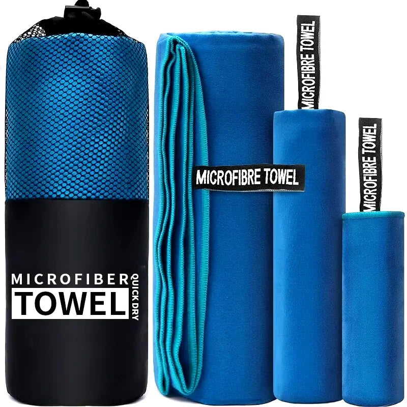 Quick-Drying Microfiber Sports Towel For Gym Camping Running Beach