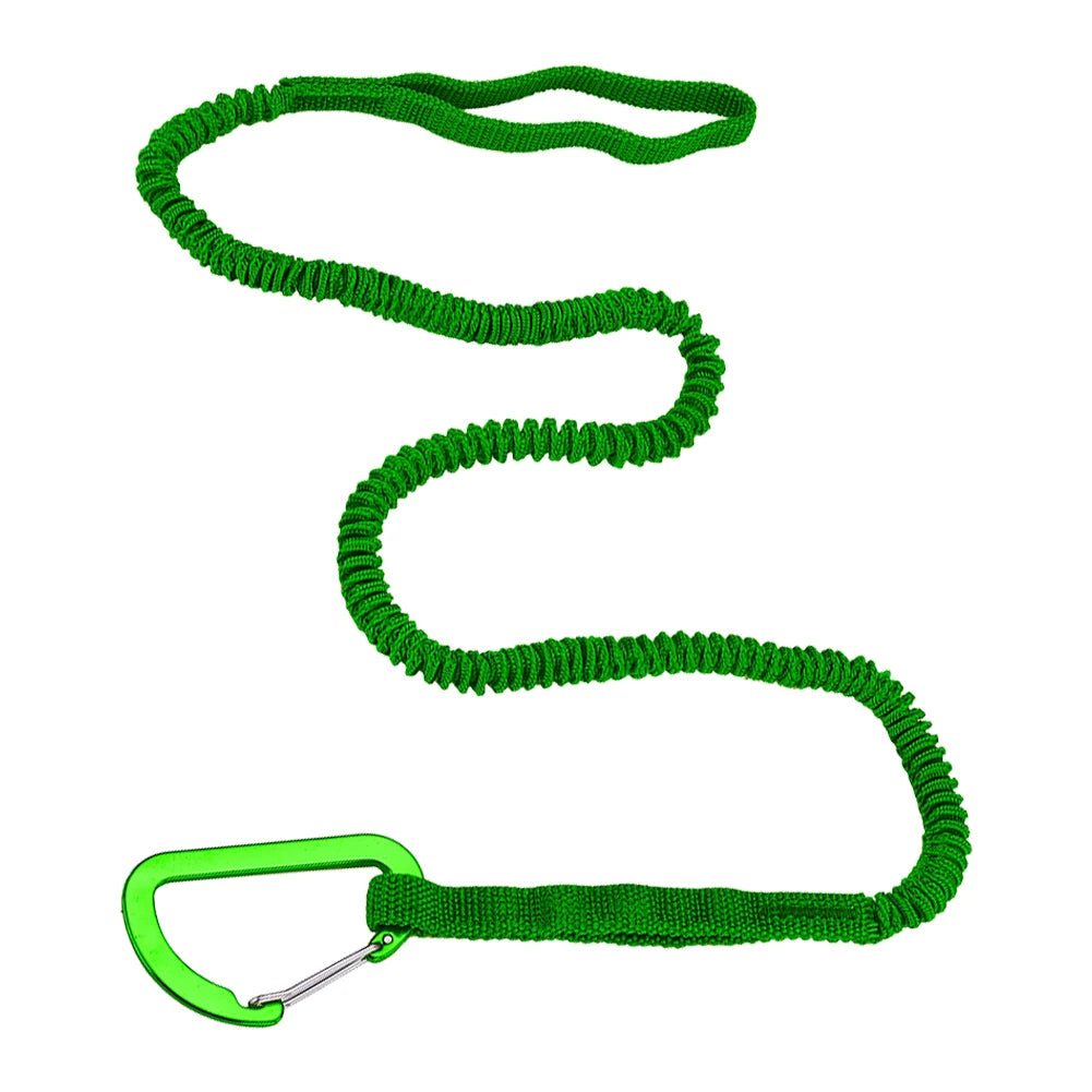 MOJOYCE Kayak Paddle Leash Adjustable Elastic Lanyard