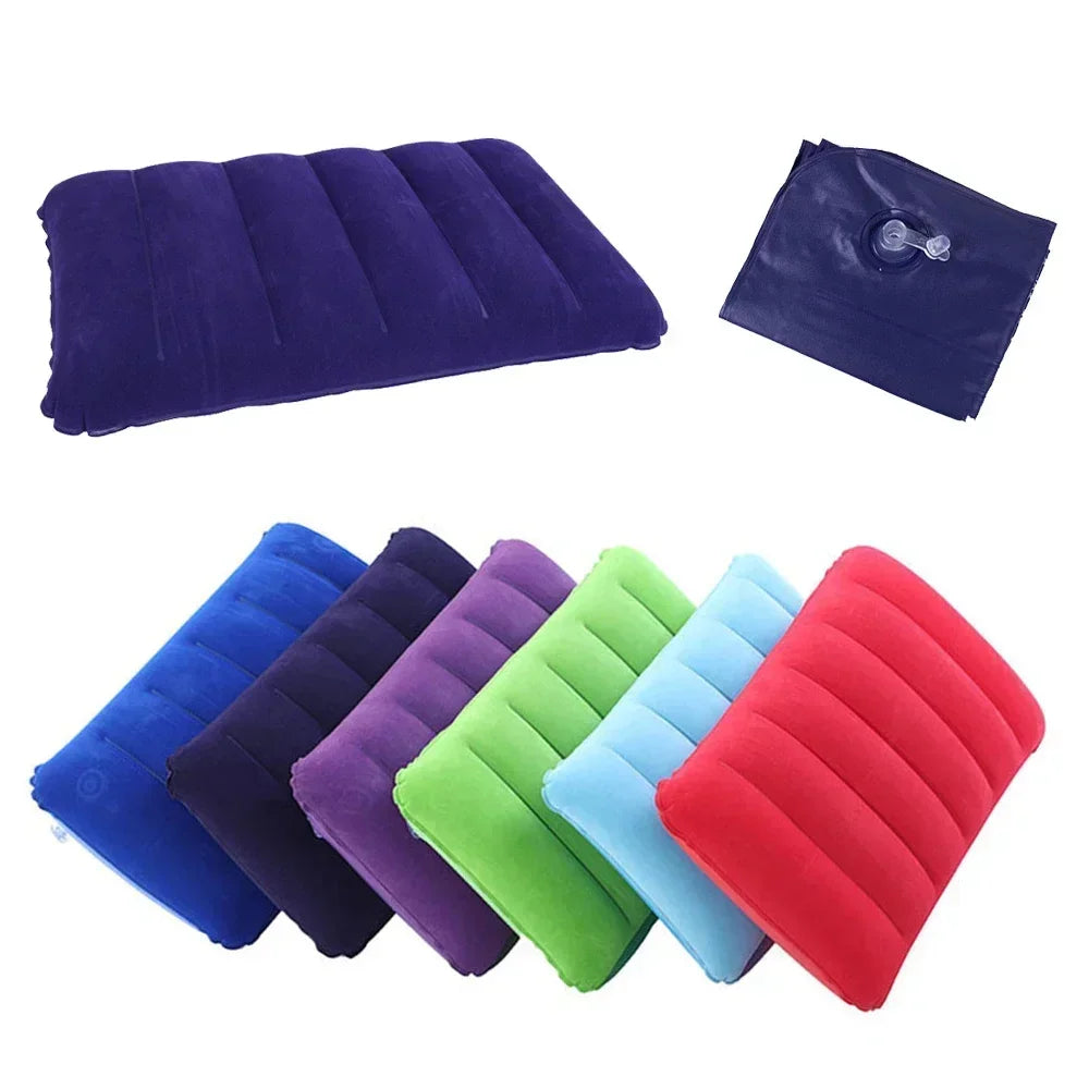 Air Cushion Pillows Inflatable For Camping And Travel Backrest