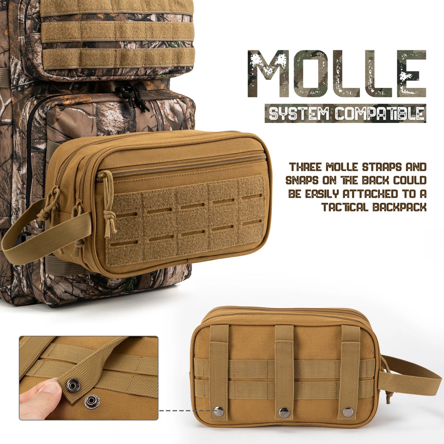 ReFire Gear Mens Tactical Toiletry Bag EDC Travel Kit