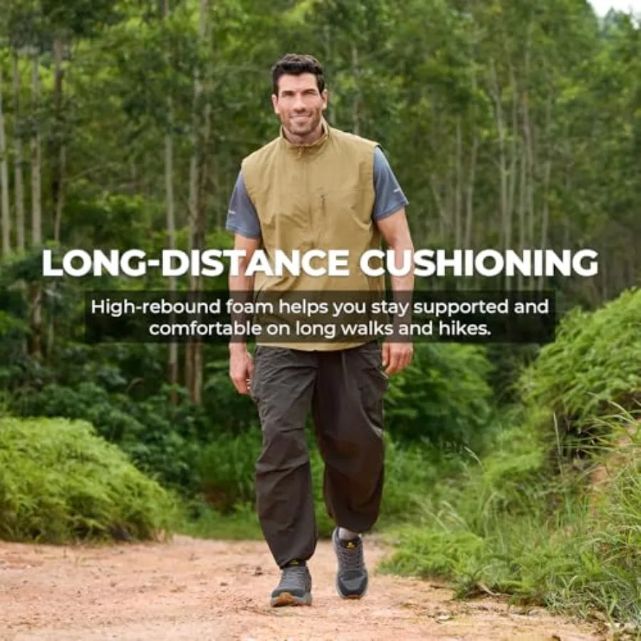 Outdoor Hiking Shoes For Unisex With Water Resistant Outsole Comfort