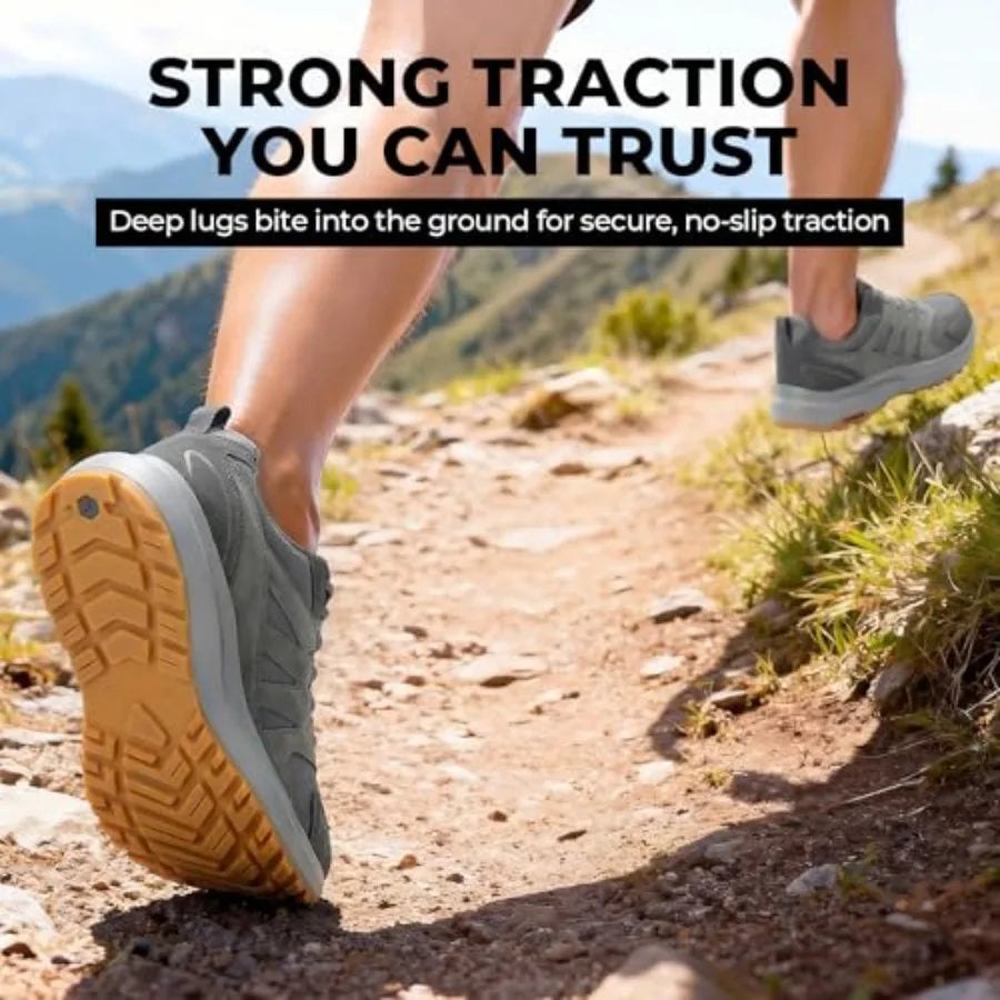 Outdoor Hiking Shoes For Unisex With Water Resistant Outsole Comfort