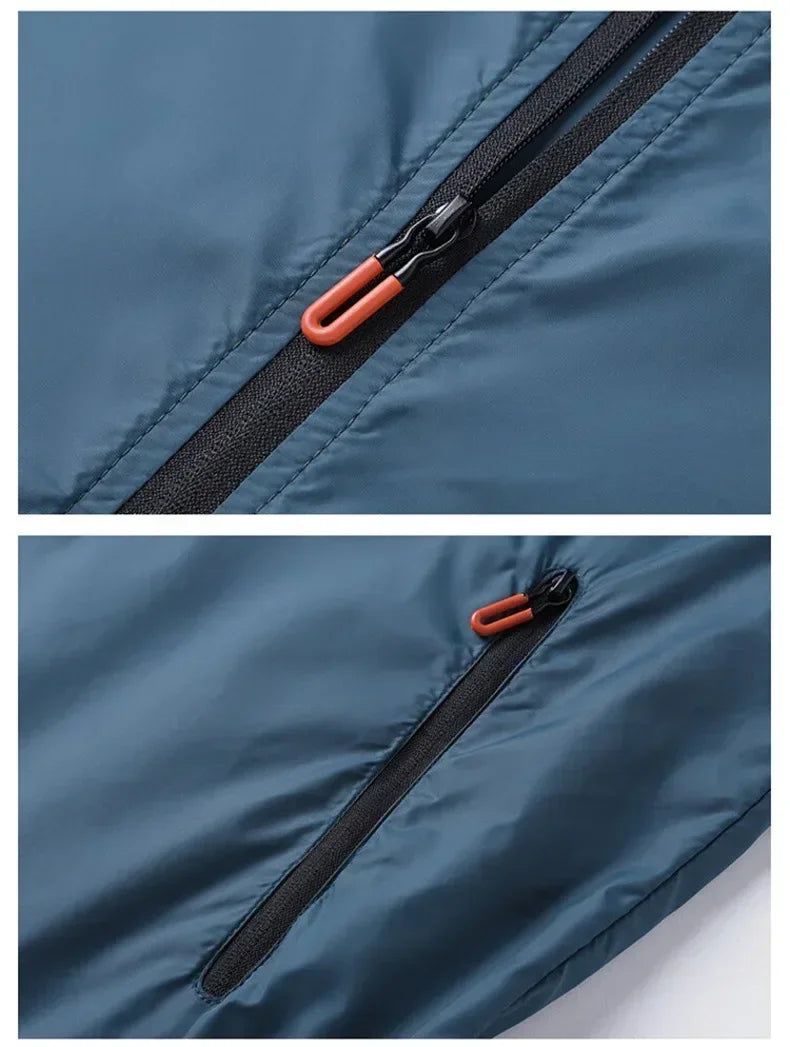 MoonSpecial Men's Breathable Waterproof UV Protection Jacket