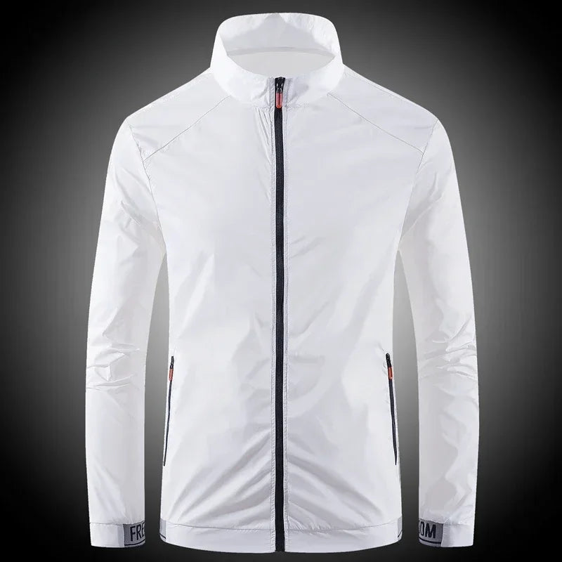 MoonSpecial Men's Breathable Waterproof UV Protection Jacket