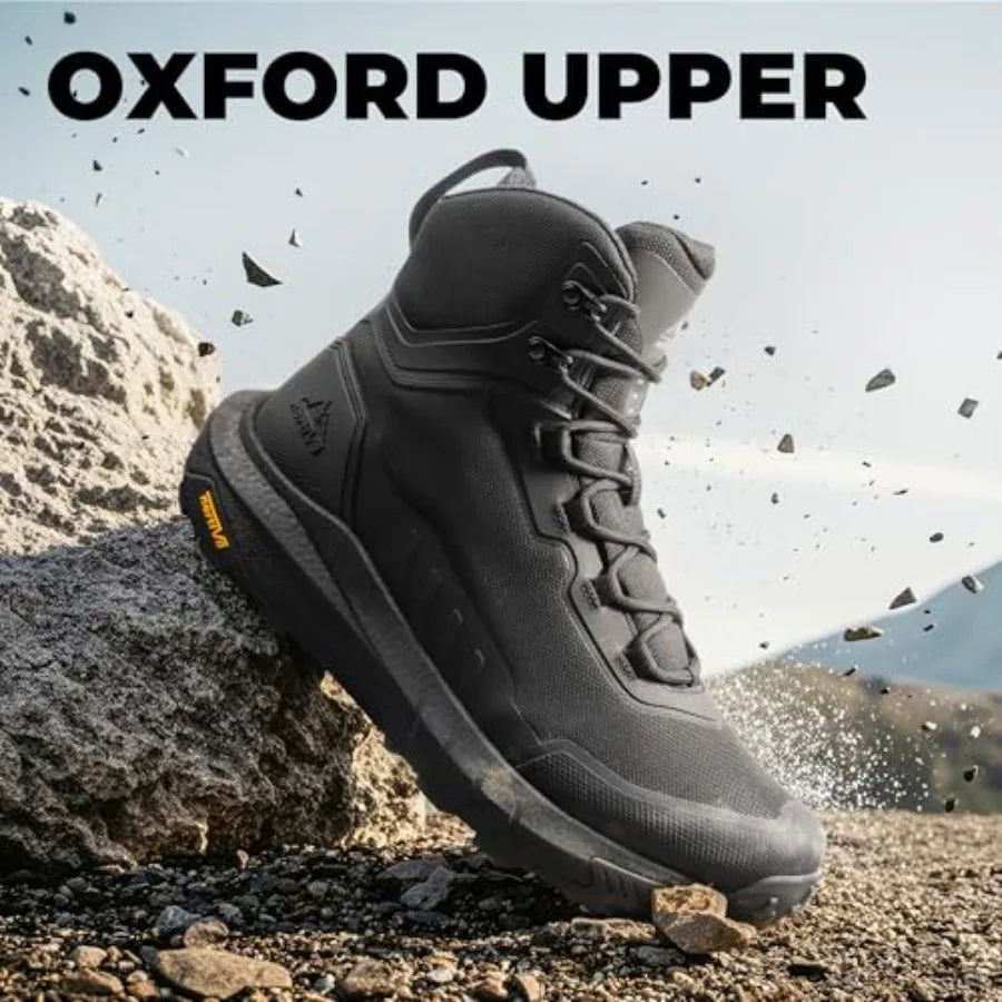 NORTIV 8 Tactical Hiking Boots Unisex Side Zip Arch Support
