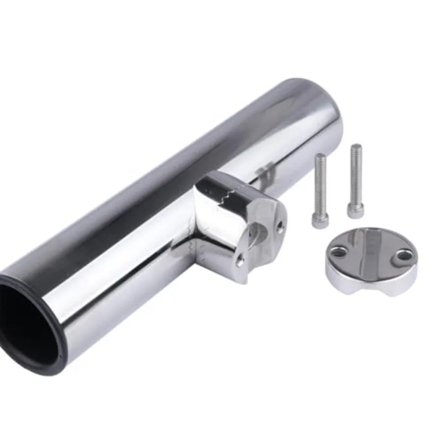 Stainless Steel Boat Rail Mount Fishing Rod Holders Clamp On 2 Pack