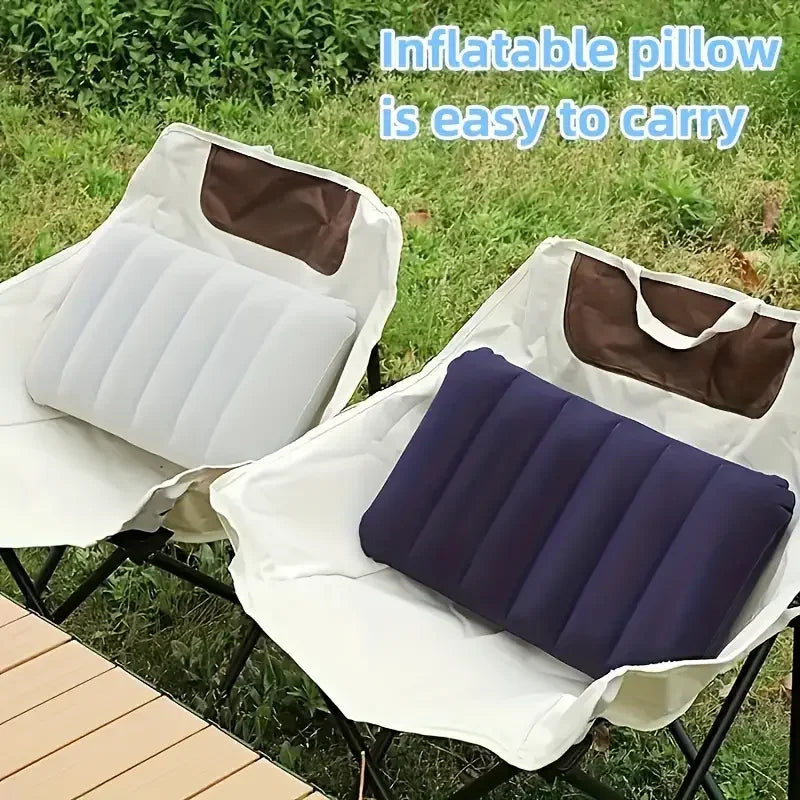Air Cushion Pillows Inflatable For Camping And Travel Backrest