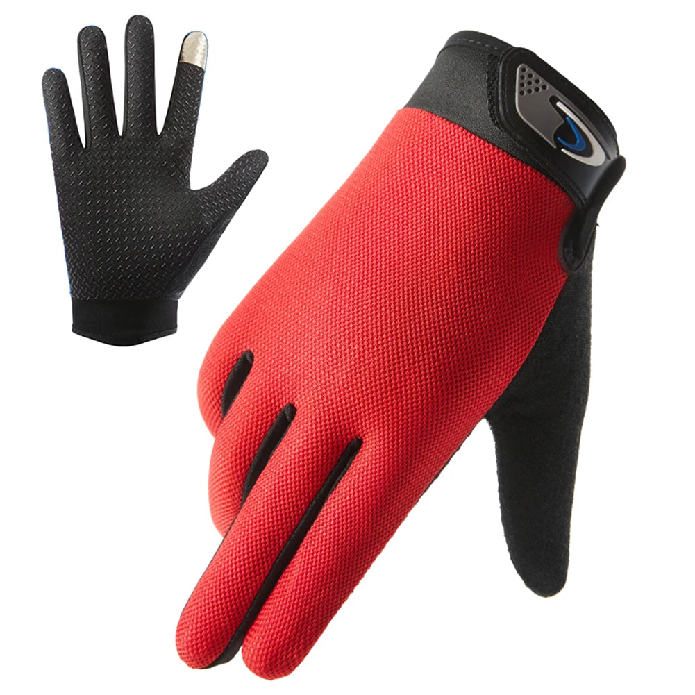 Breathable Full-Finger Fishing Gloves Anti-Slip Touchscreen for Men and Women