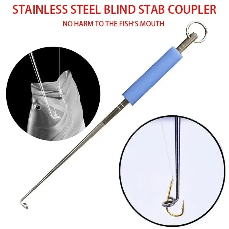 Stainless Steel Fishing Hook Remover Set 2 Pcs Dehooker Tools