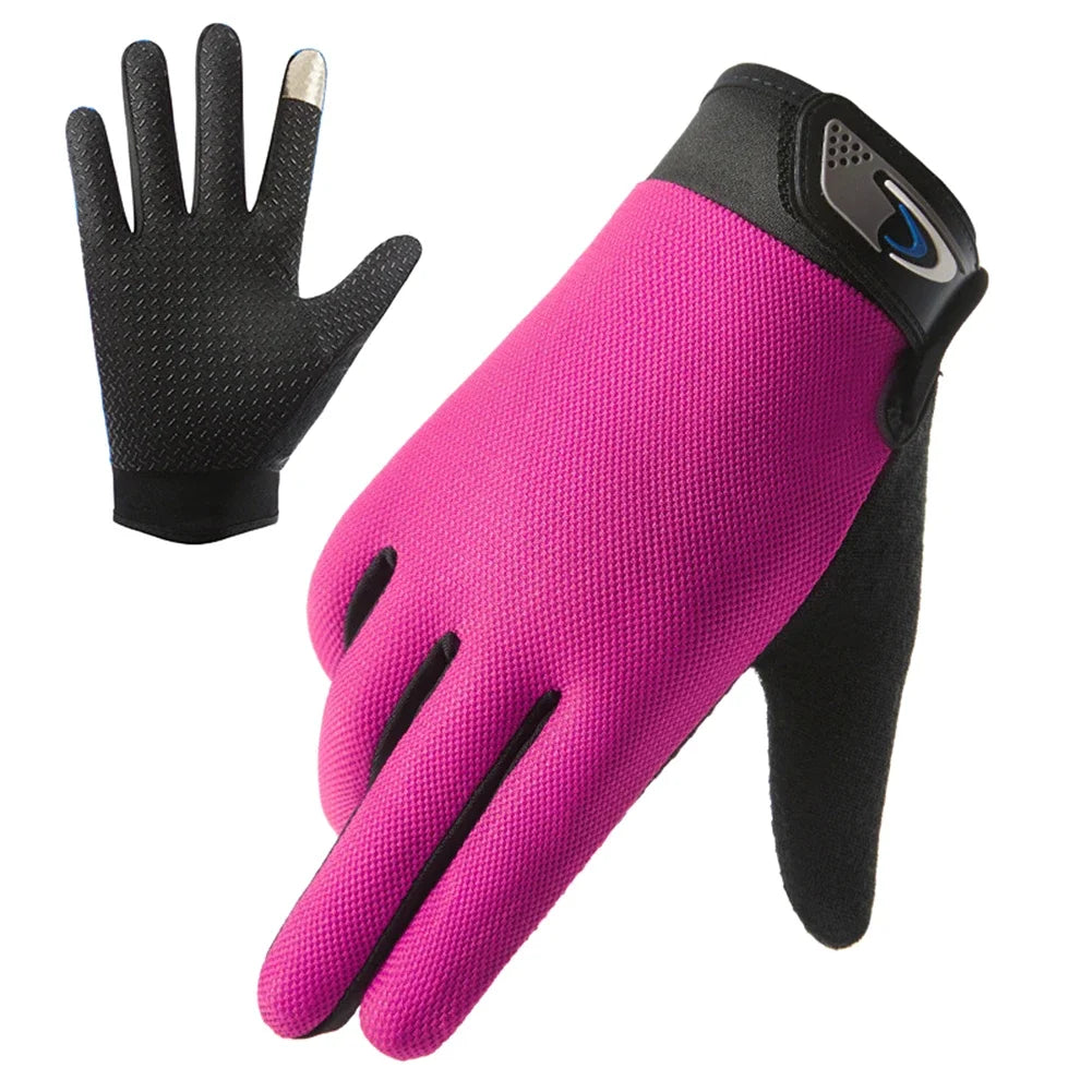 Breathable Full-Finger Fishing Gloves Anti-Slip Touchscreen for Men and Women