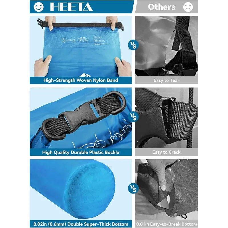 Waterproof Dry Bag Roll Top Lightweight Travel Case