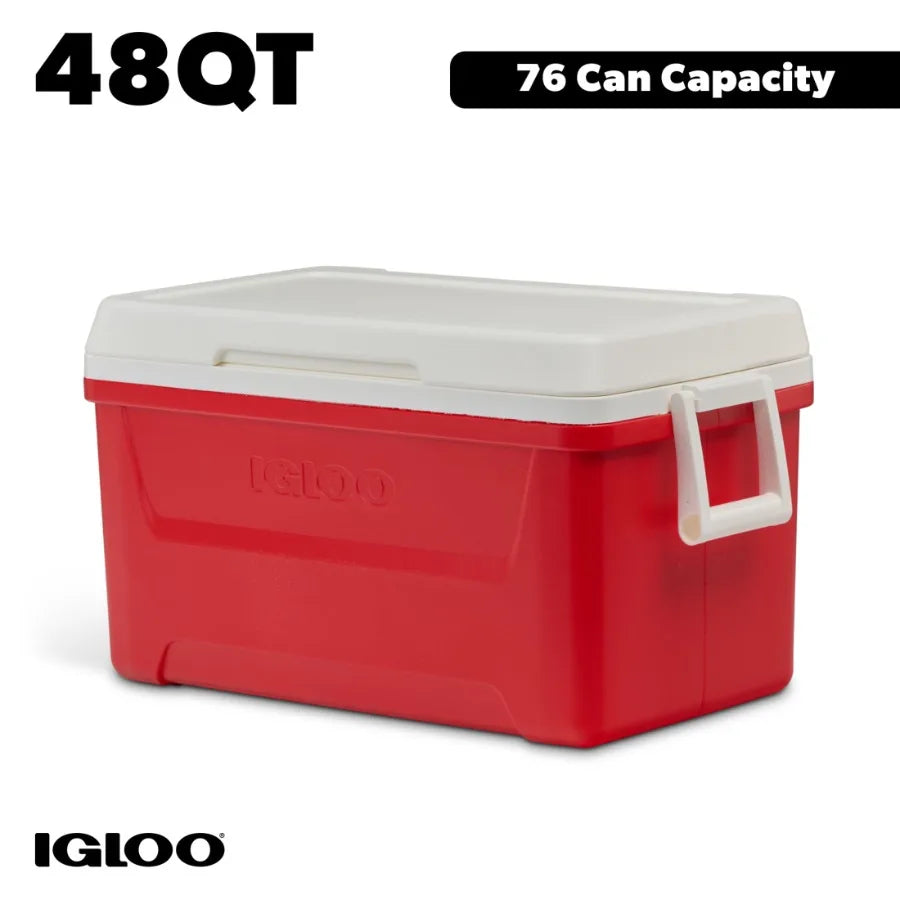 Hard Sided Ice Chest Cooler For Outdoor Camping Tailgating Insulated