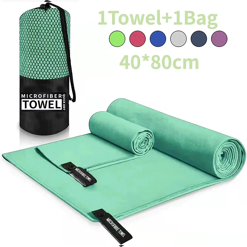 Quick-Drying Microfiber Sports Towel For Gym Camping Running Beach