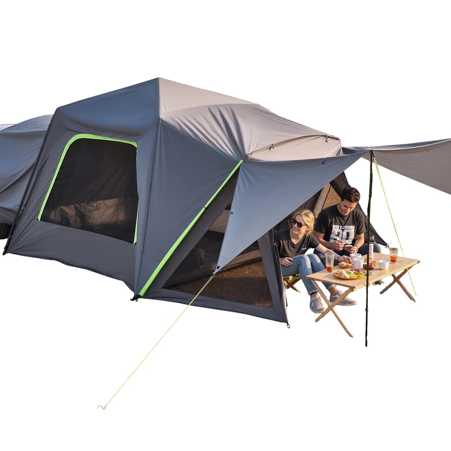 SucceBuy SUV Tent Waterproof Double Layer Design For Camping
