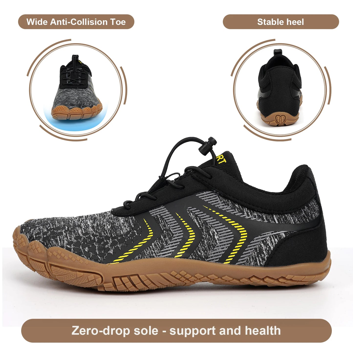 APWIKOGER Water Sports Aqua Shoes Unisex Swimming Sneakers