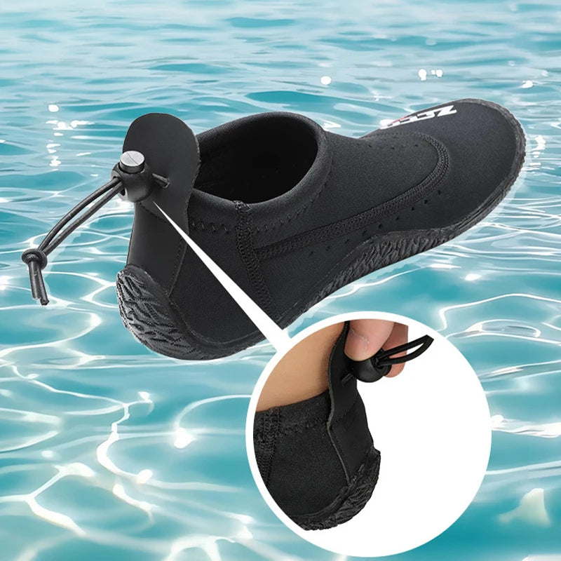 3mm Neoprene Short Diving Boots For Scuba Snorkeling Water Shoes