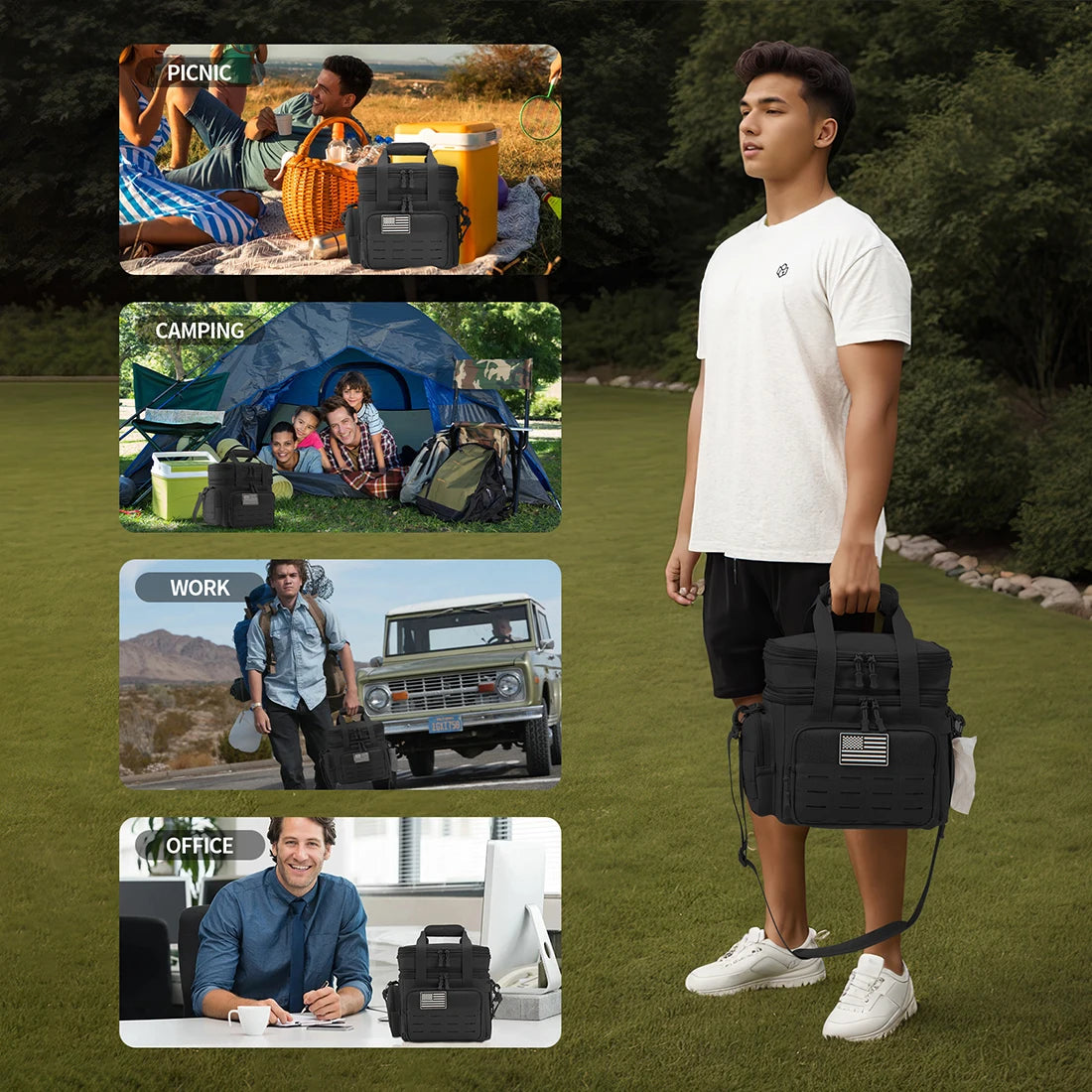ReFire Gear Tactical Insulated Leak Proof Lunch Box Cooler Bag
