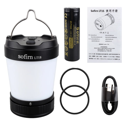 Sofirn LT1S Camping Light USB C 21700 Rechargeable Reverse Charging